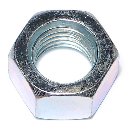 Midwest Fastener Hex Nut, 1"-8, Steel, Grade 2, Zinc Plated, 10 PK 03679